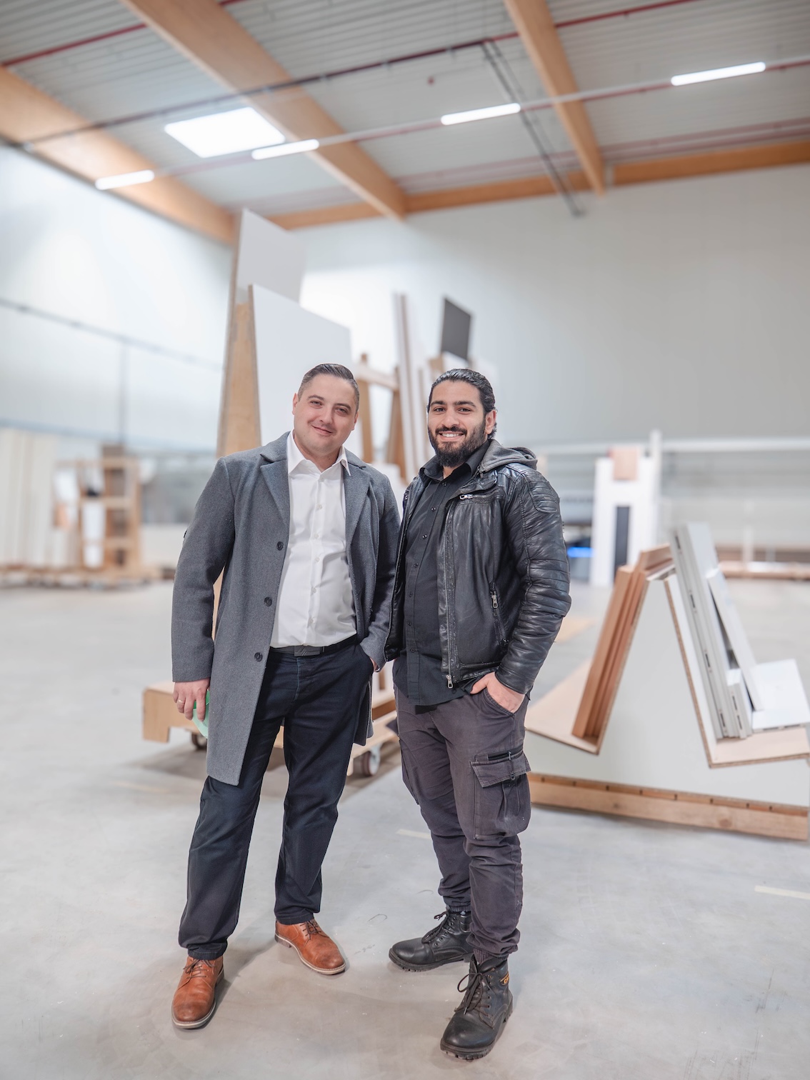 Partner Sergej Dudukalov and Khaled Turki in production in Leipzig