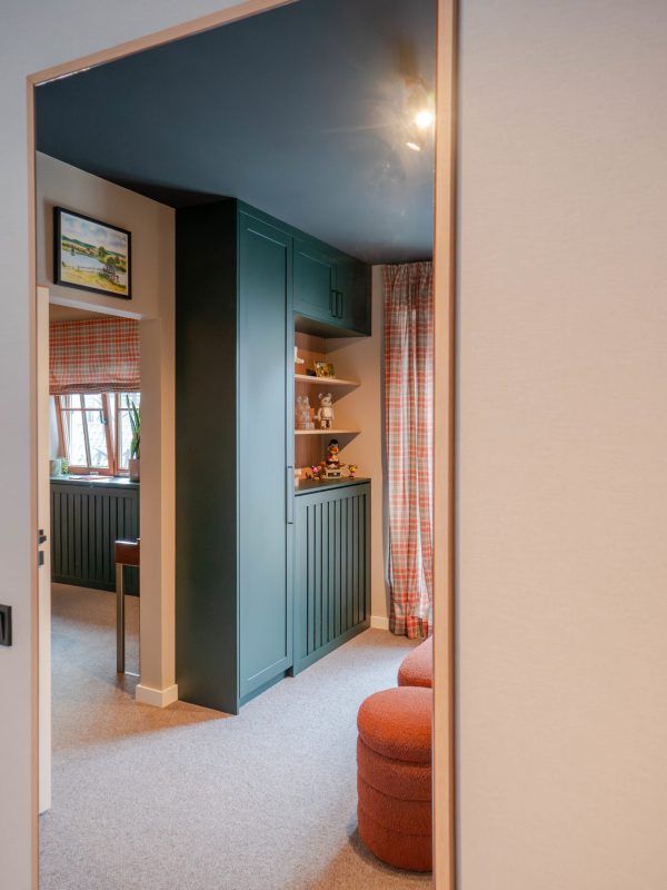 Walk-in Closet, Paneled Doors, Radiator Covers, Fir Green
