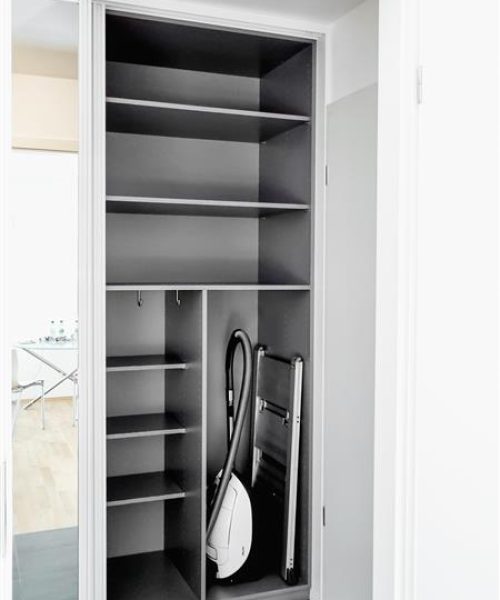 White kitchen cabinet
