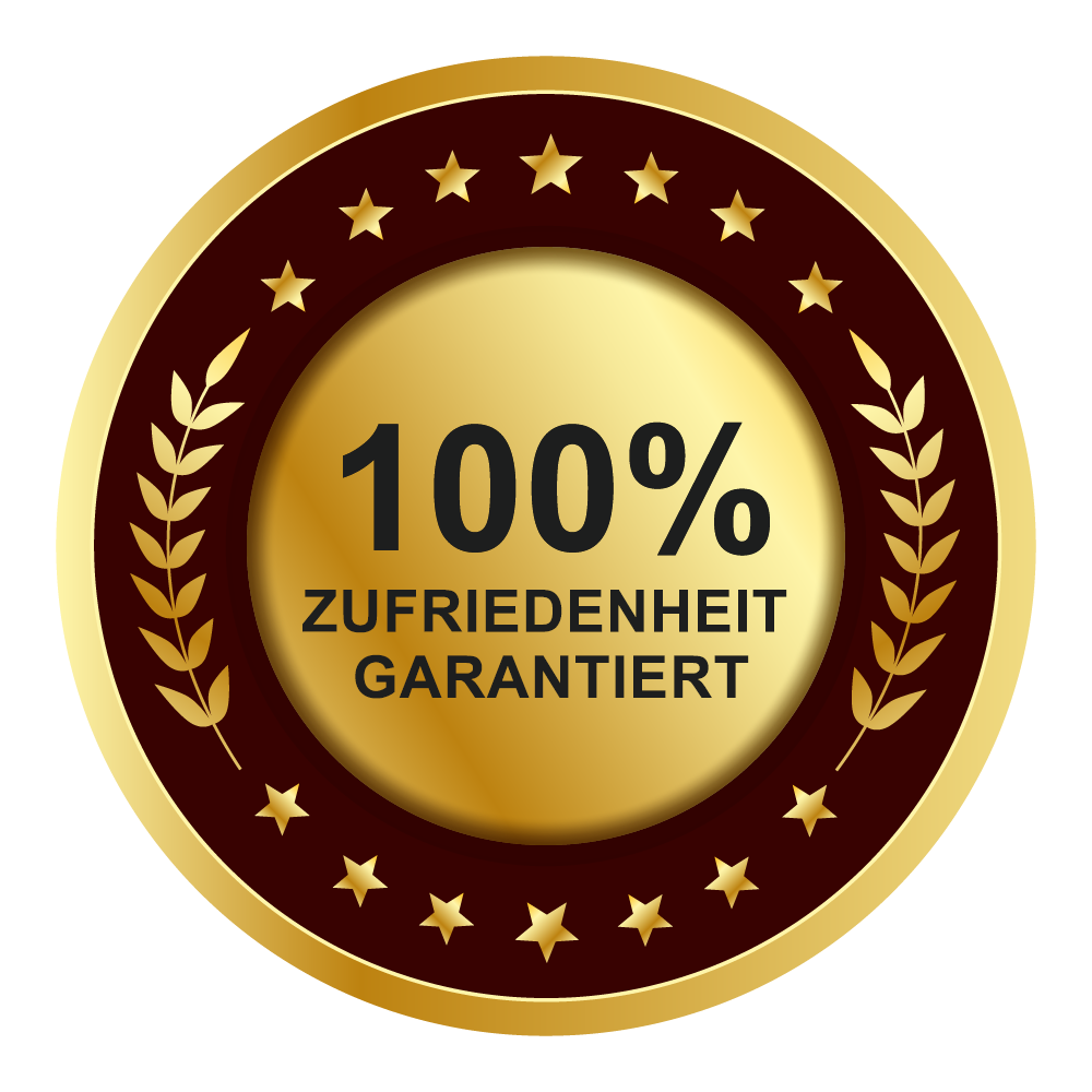 Satisfaction seal - 100% guaranteed